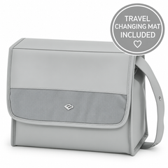 Bebecar Changing Bag with Travel Changing Mat – Mist Grey | 2026 Face Range