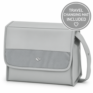 Bebecar Changing Bag with Travel Changing Mat – Mist Grey | 2026 Face Range