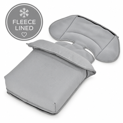 Bebecar Mist Grey Fleece Footmuff