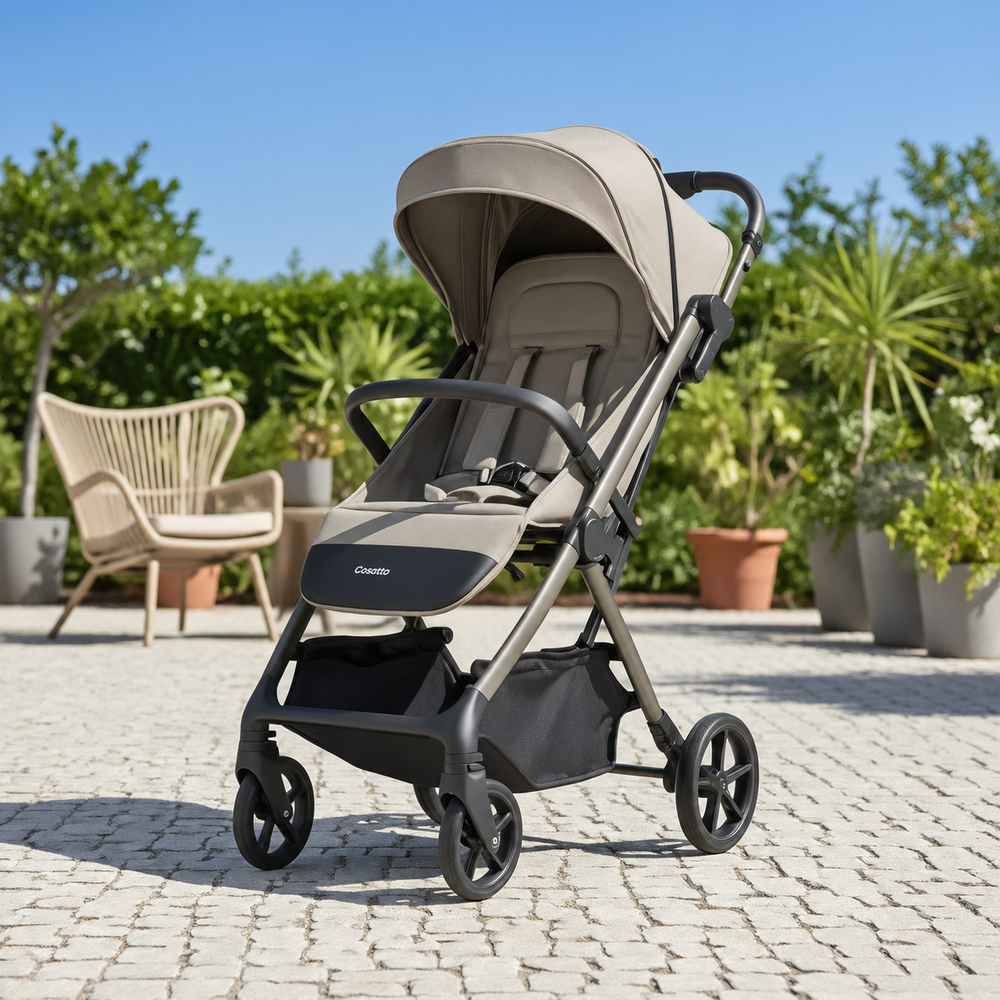 Bébécar Carbebe UNA+ Stroller – Beige