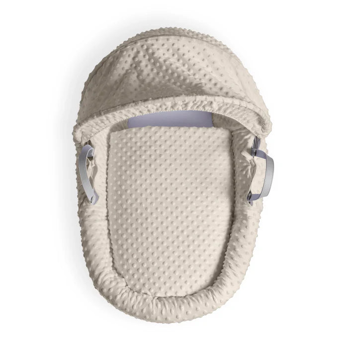 Baby Wicker Moses Basket in Cream Dimple By Clair De Lune