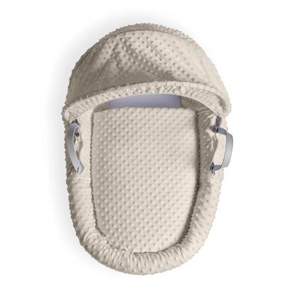 Baby Wicker Moses Basket in Cream Dimple By Clair De Lune