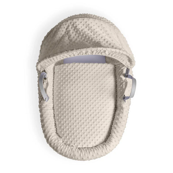 Baby Wicker Moses Basket in Cream Dimple By Clair De Lune