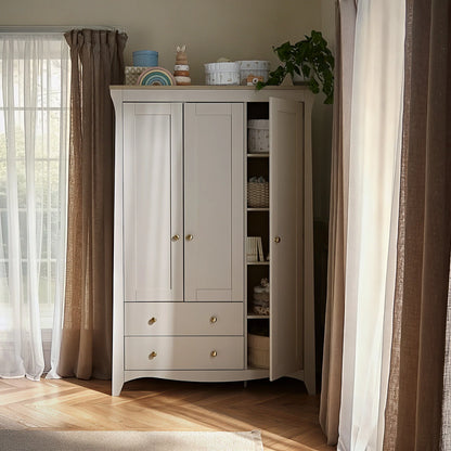Cuddle Co Clara Triple Wardrobe - Cashmere