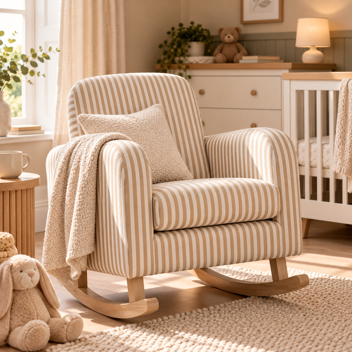 CuddleCo Etta Nursing Chair – Beach Stripe
