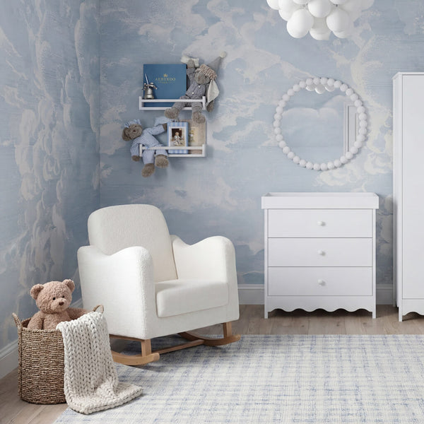 Bebe & Beyond Dancer 2 Piece Nursery Furniture Set - White