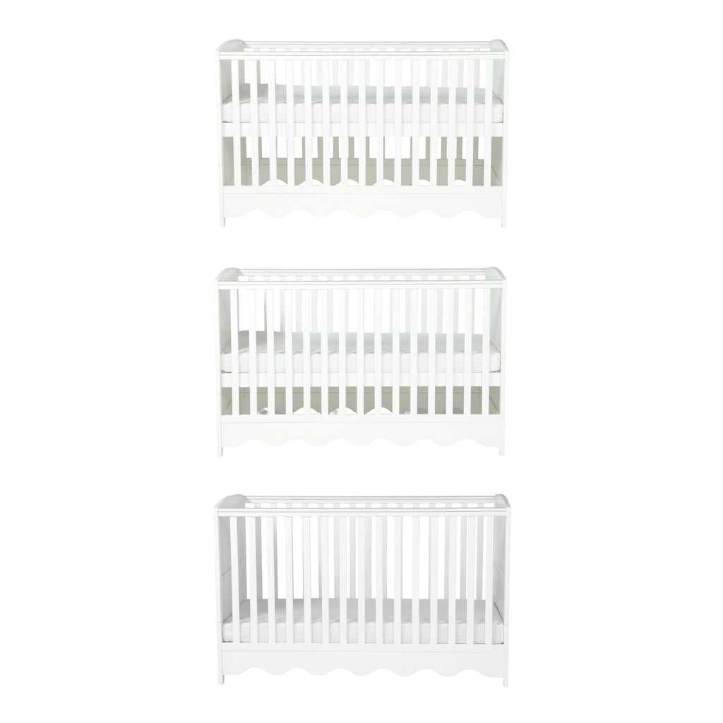 Bebe & Beyond Dancer Cot Bed - White