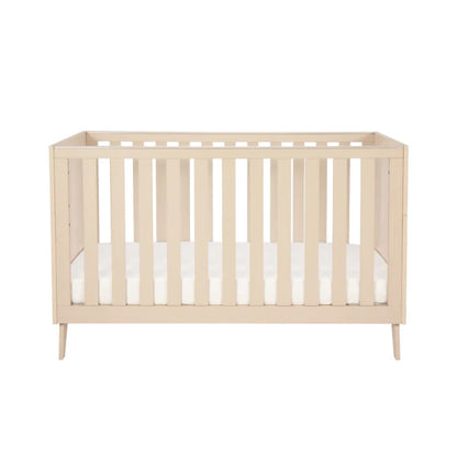 Babymore Dante Cot Bed - Natural