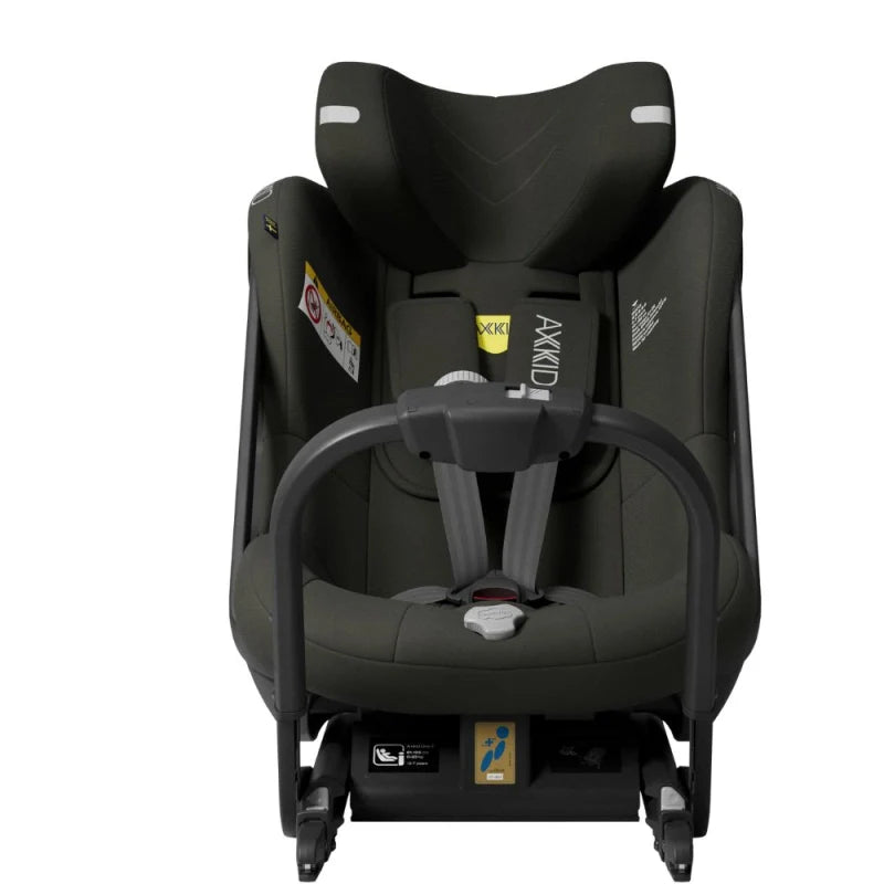 AxKid One 3 Extended Rear Facing Car Seat - Forest Moss Green