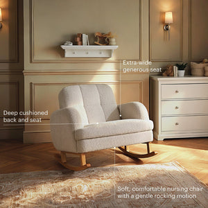 Cuddle Co Etta Cuddle Chair - Boucle Mushroom