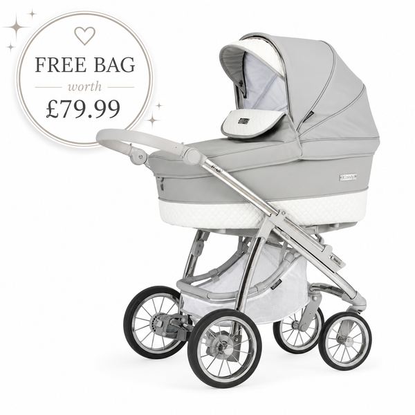 Bebecar Ip-Op Silver Grey 2 in 1 Travel System