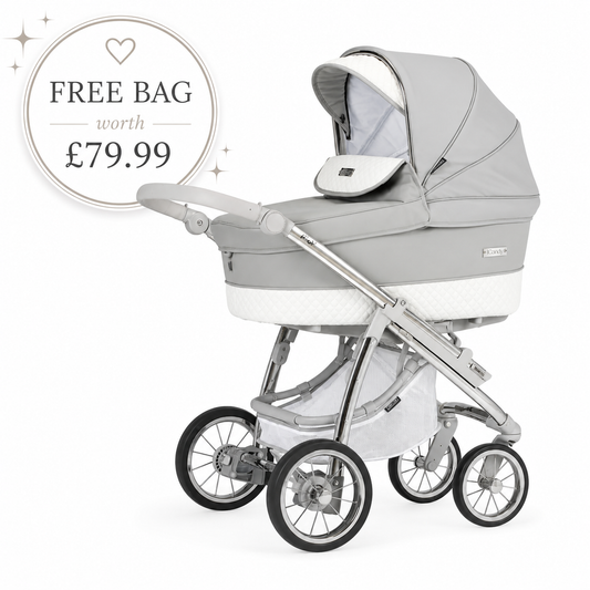 Bebecar Ip-Op Silver Grey 2 in 1 Travel System