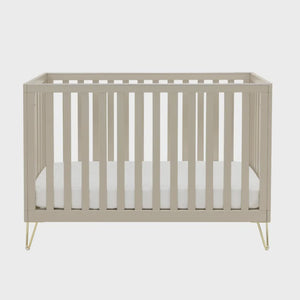 Babymore Cashmere Cot bed - Gold Hair Pin Legs