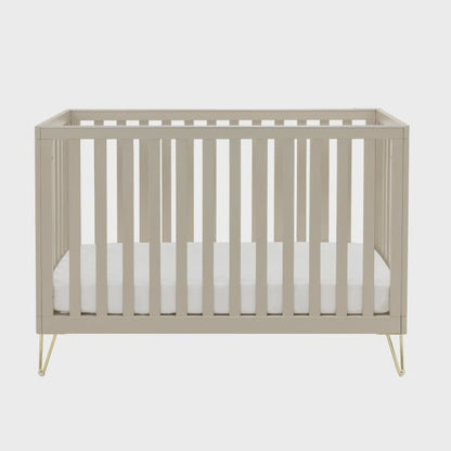 Babymore Cashmere Cot bed - Gold Hair Pin Legs