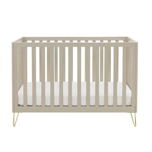 Babymore Cashmere Cot bed - Gold Hair Pin Legs