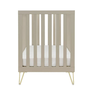 Babymore Cashmere Cot bed - Gold Hair Pin Legs