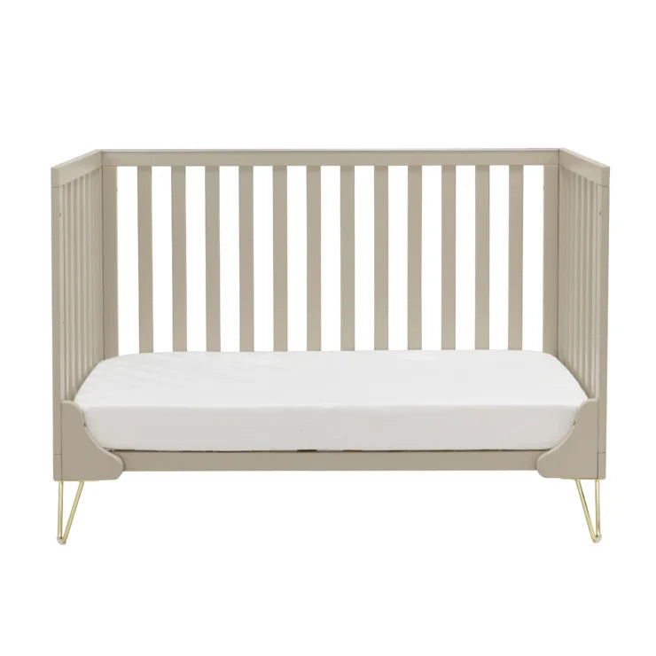 Babymore Cashmere Cot bed - Gold Hair Pin Legs