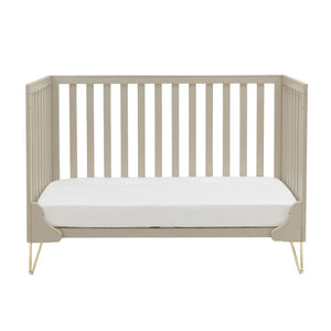 Babymore Cashmere Cot bed - Gold Hair Pin Legs
