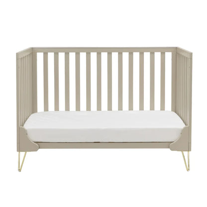 Babymore Cashmere Cot bed - Gold Hair Pin Legs