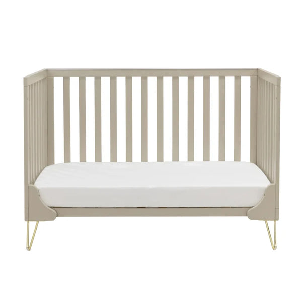 Babymore Cashmere Cot bed - Gold Hair Pin Legs