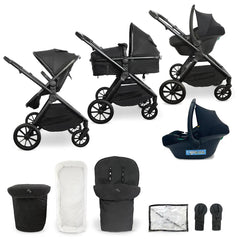My Babiie MB220 3-in-1 Travel System with Car Seat – Black