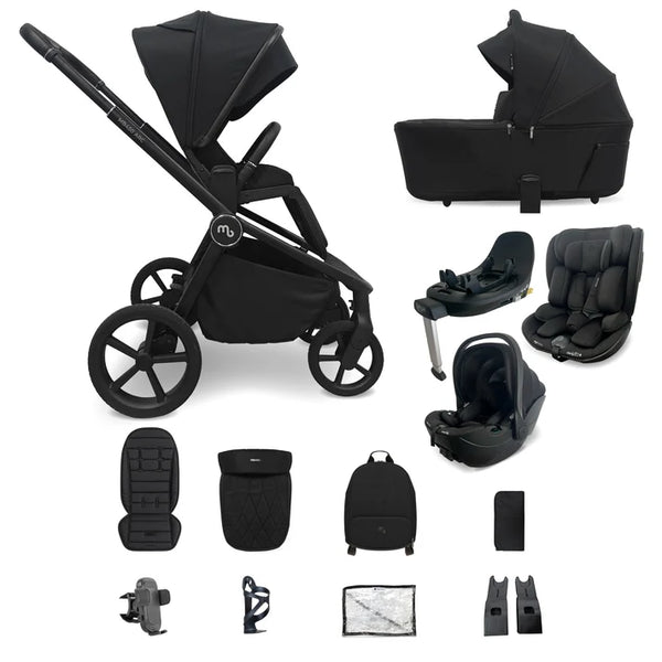 My Babiie MB450 ARC Spin & Slide All Stages Travel System – Onyx Black
