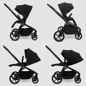 My Babiie MB450 ARC 2-in-1 Pushchair with Folding Carrycot – Onyx Black