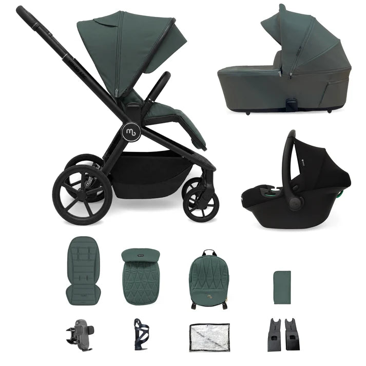 My Babiie MB450 ARC 3-in-1 Travel System with Car Seat – Himalayan Green