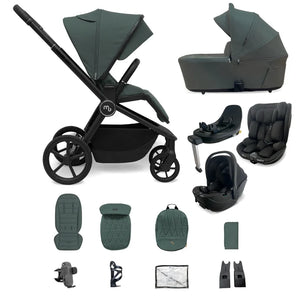 My Babiie MB450 ARC Spin & Slide All Stages Travel System – Himalayan Green