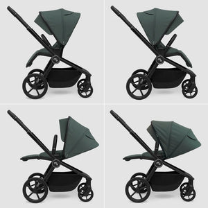 My Babiie MB450 ARC 2-in-1 Pushchair with Folding Carrycot – Himalayan Green