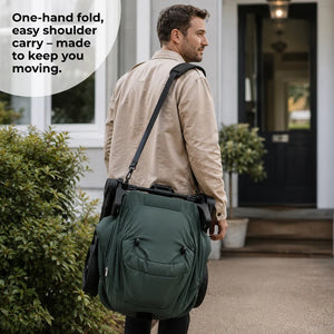 My Babiie MB450 ARC 2-in-1 Pushchair with Folding Carrycot – Himalayan Green