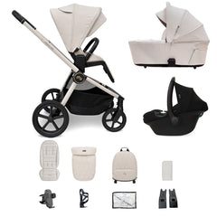 My Babiie MB450 ARC 3-in-1 Travel System with Car Seat – Royal Ivory