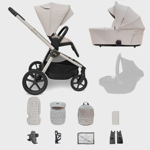 My Babiie MB450 ARC 2-in-1 Pushchair with Folding Carrycot – Royal Ivory