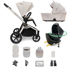 My Babiie MB450 ARC 3-in-1 Travel System + Spin ISOFIX Base – Royal Ivory
