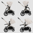 My Babiie MB450 ARC Spin & Slide All Stages Travel System – Royal Ivory