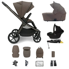 My Babiie MB450 ARC 3-in-1 Travel System + ISOFIX Base – Mocha Atelier
