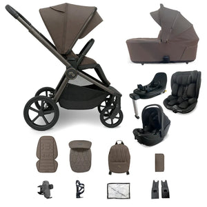 My Babiie MB450 ARC Spin & Slide All Stages Travel System – Mocha Atelier