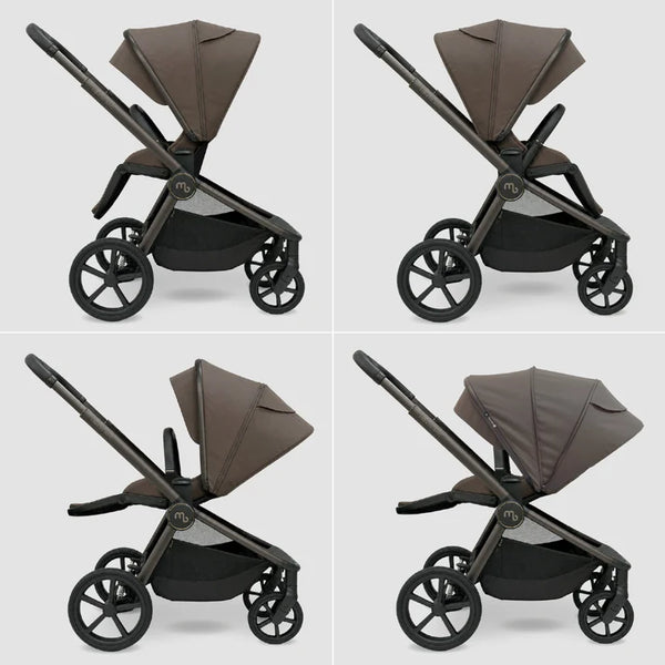 My Babiie MB450 ARC 2-in-1 Pushchair with Folding Carrycot – Mocha Atelier