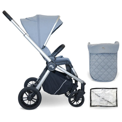 My Babiie MB450 forward and rear facing Pushchair - Steel Blue