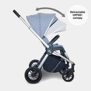 My Babiie MB450 forward and rear facing Pushchair - Steel Blue