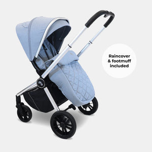 My Babiie MB450 forward and rear facing Pushchair - Steel Blue
