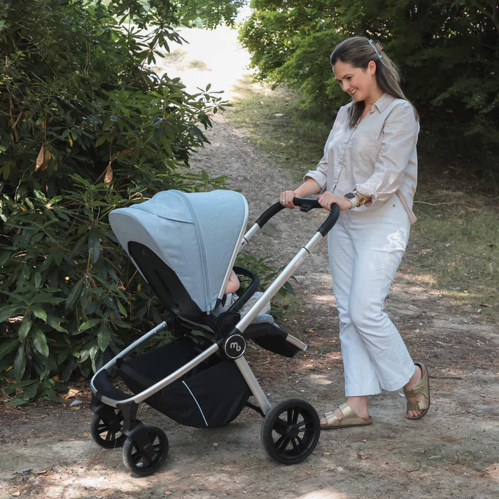 My Babiie MB450 forward and rear facing Pushchair - Steel Blue