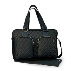 My Babiie Deluxe Changing Bag - Quilted Black