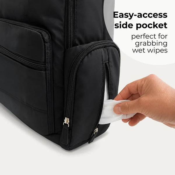 My Babiie Backpack Changing Bag - Black