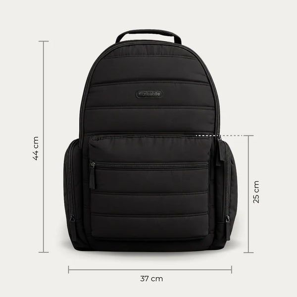 My Babiie Backpack Changing Bag - Black