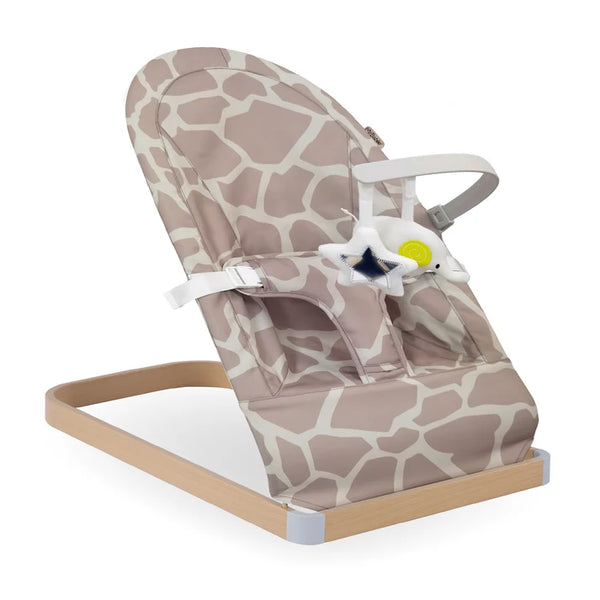My Babiie Baby Bouncer with Toy Bar - Giraffe