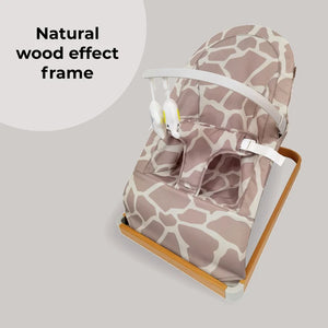 My Babiie Baby Bouncer with Toy Bar - Giraffe