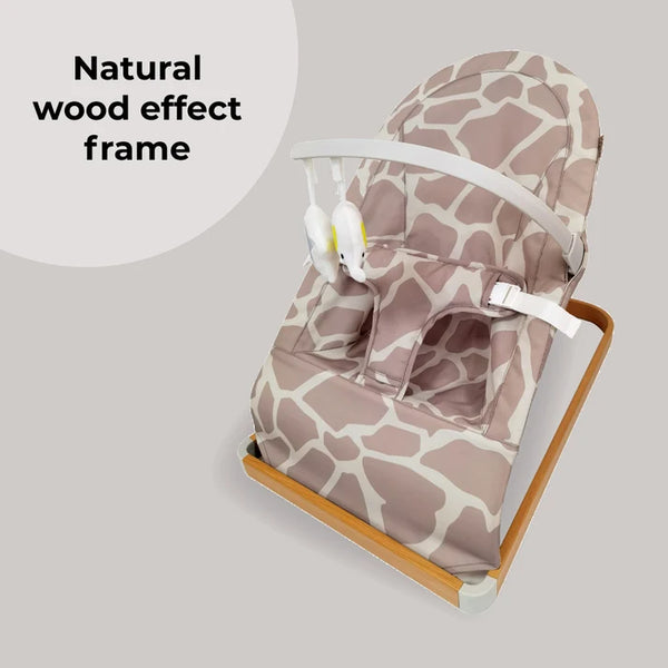 My Babiie Baby Bouncer with Toy Bar - Giraffe