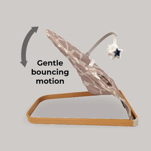 My Babiie Baby Bouncer with Toy Bar - Giraffe