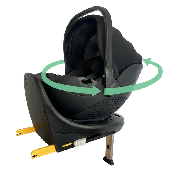 My Babiie MB450 ARC 3-in-1 Travel System + Spin ISOFIX Base – Onyx Black